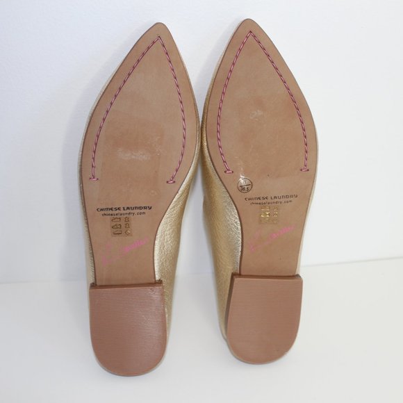 Chinese Laundry Gold Mules//Brand New Never Worn - Picture 6 of 7